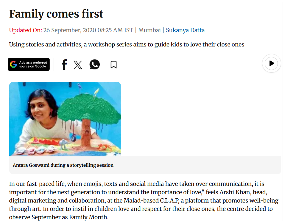 Arshi Khan, Founder & CEO, Rewired Mavericks featured in an Editorial Story - Family Comes First