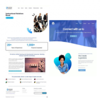 Two tailored website experiences for the same industry. Website design and development for two brands in the same industry with distinct user experiences and layouts.
